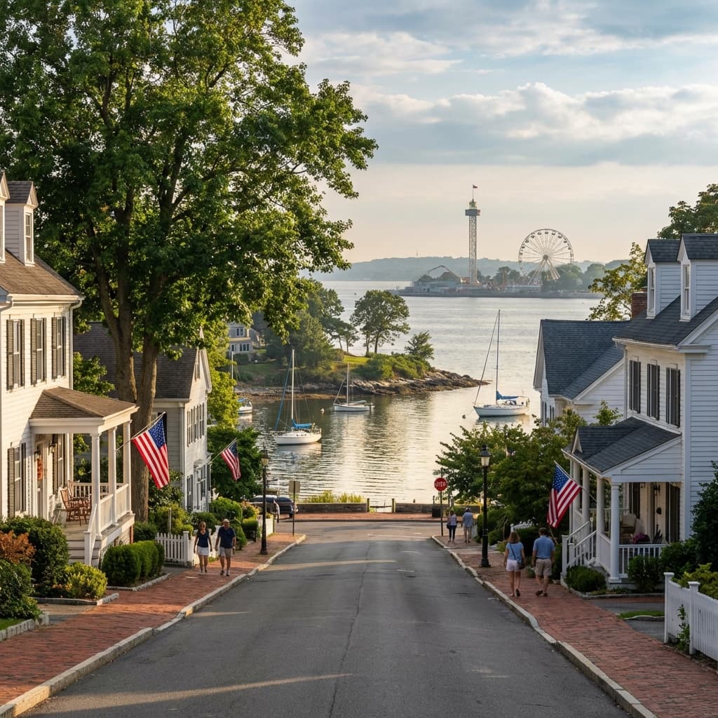 Rye New York coastal beach town character